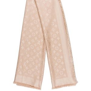 Louis Vuitton Monogram Silk Scarf light pink